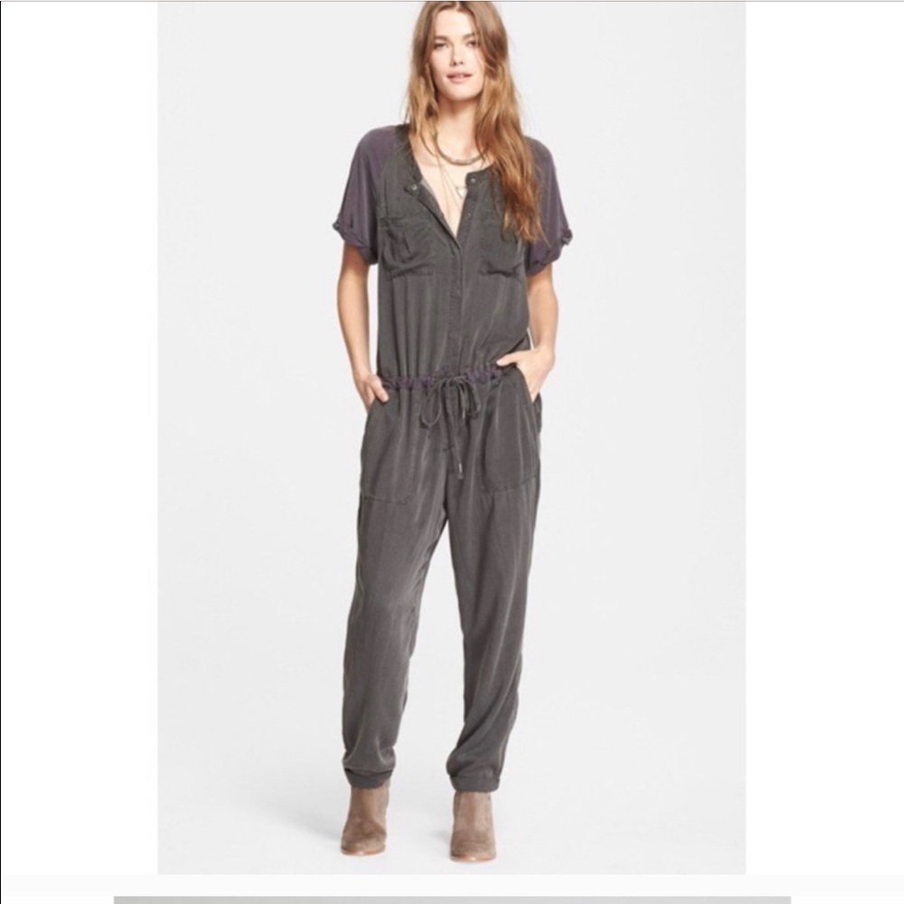 Free people utility jumpsuit